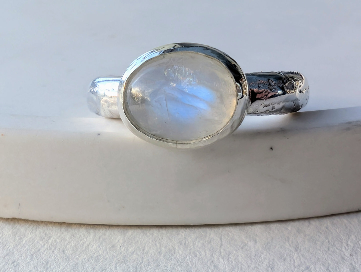 Moonstone ring