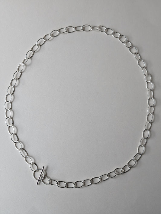 Oval link chain