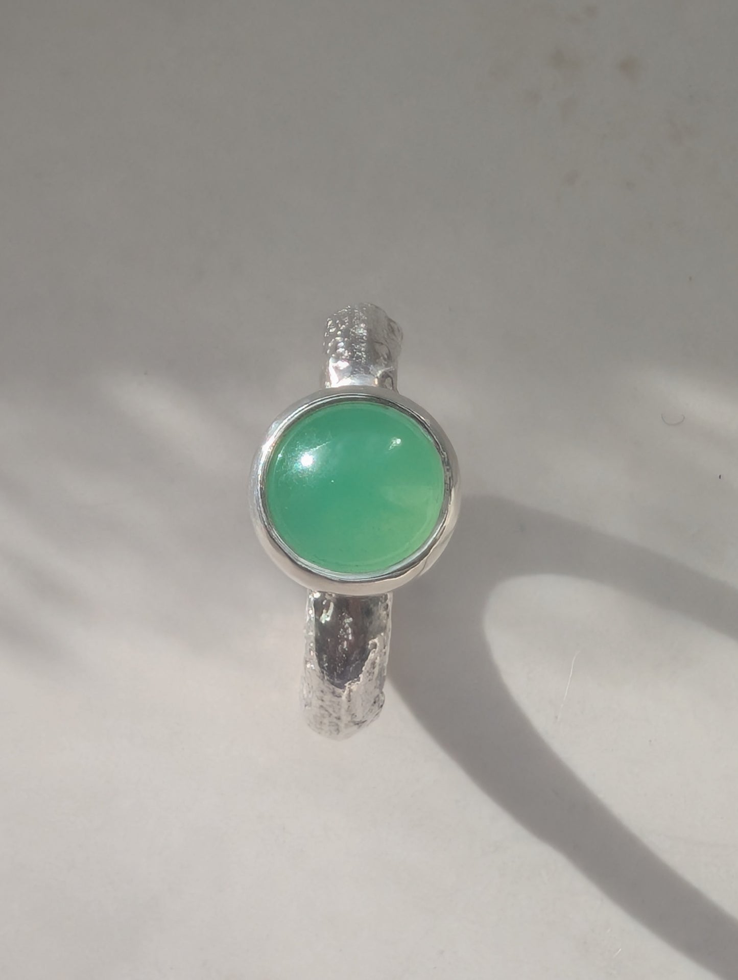 Chrysoprase ring