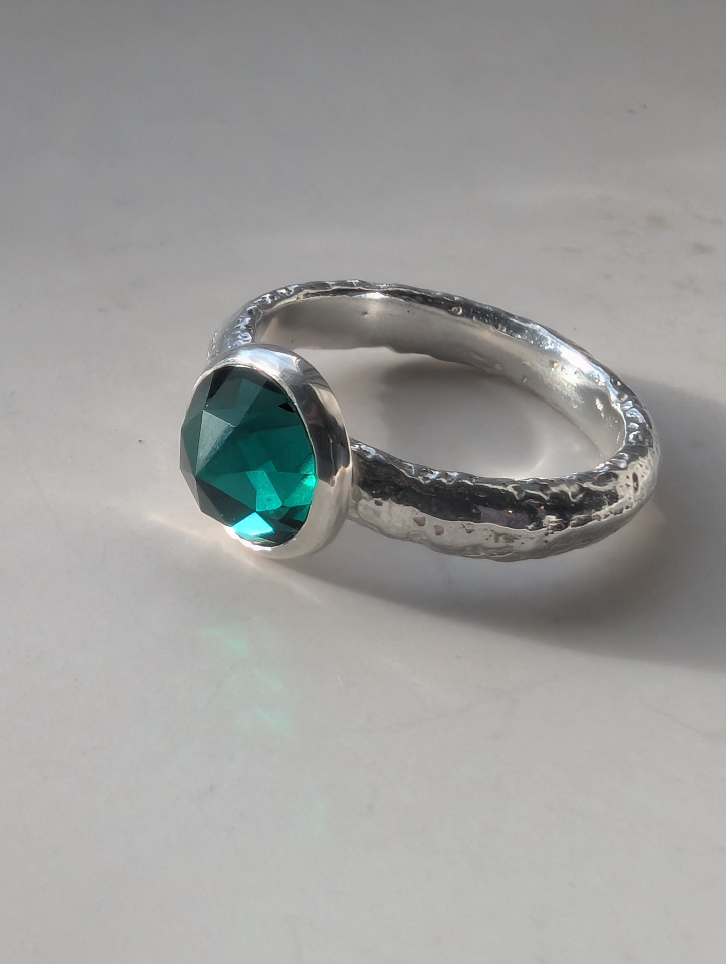 Sea glass ring